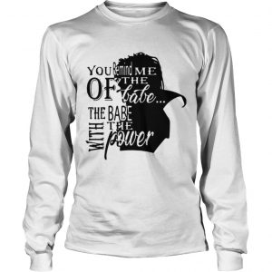 Longsleeve Tee David Bowie Labyrinth you remind me of the babe the babe with the power shirt