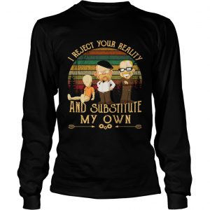 Longsleeve Tee MythBusters I reject your reality and substitute my own retro shirt