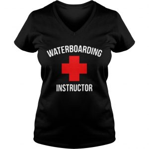 Waterboarding Instructor shirt Ladies Vneck