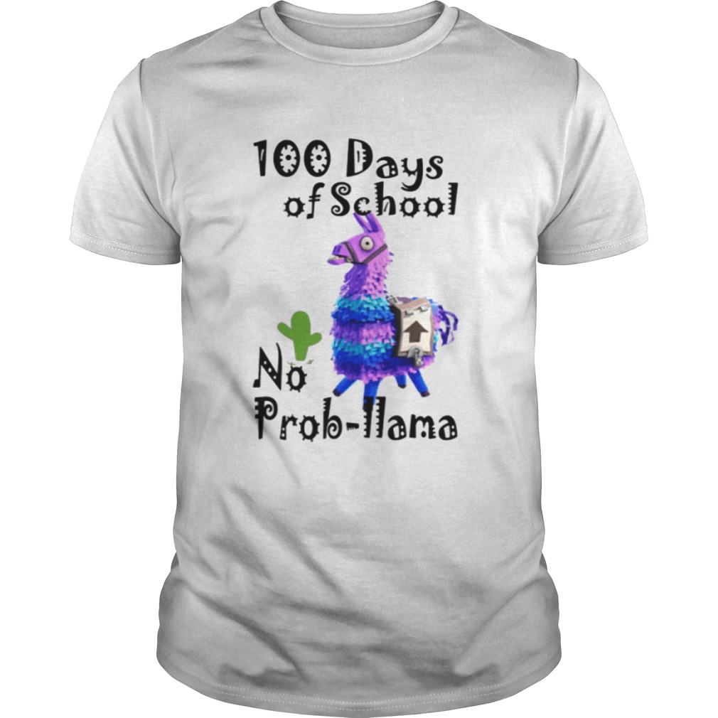 100 days of school no Prob-llama shirt