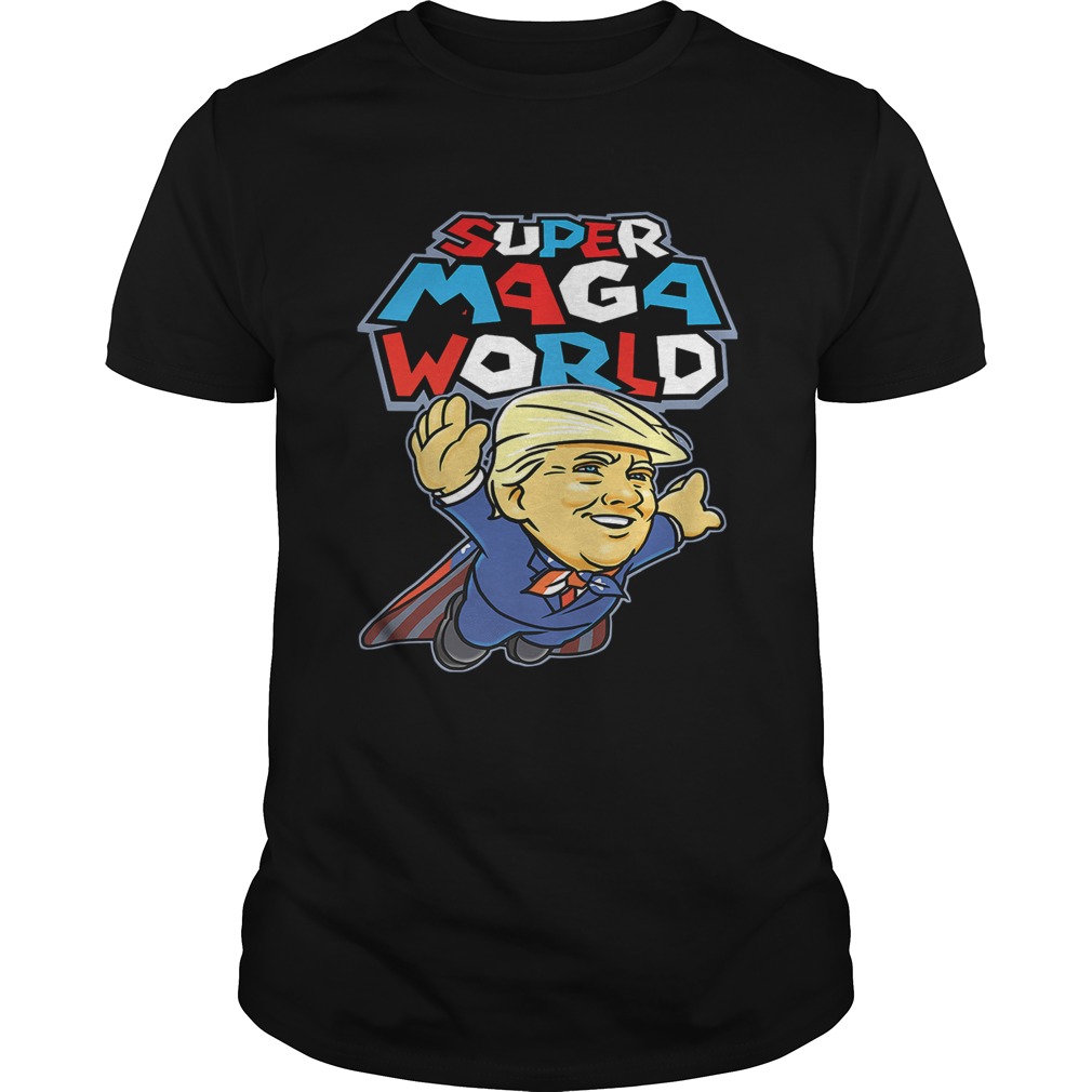 Donald Trump Superman Super MAGA world super American AF shirt