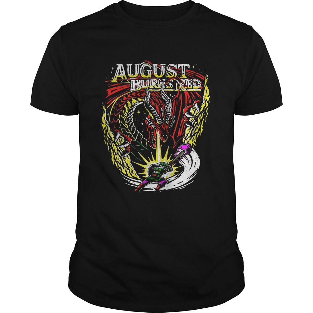 Dragon August burns red shirt