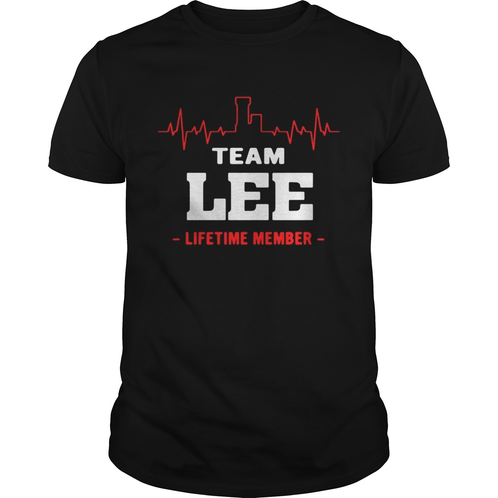 Heart beat Team lee lifetime member shirt