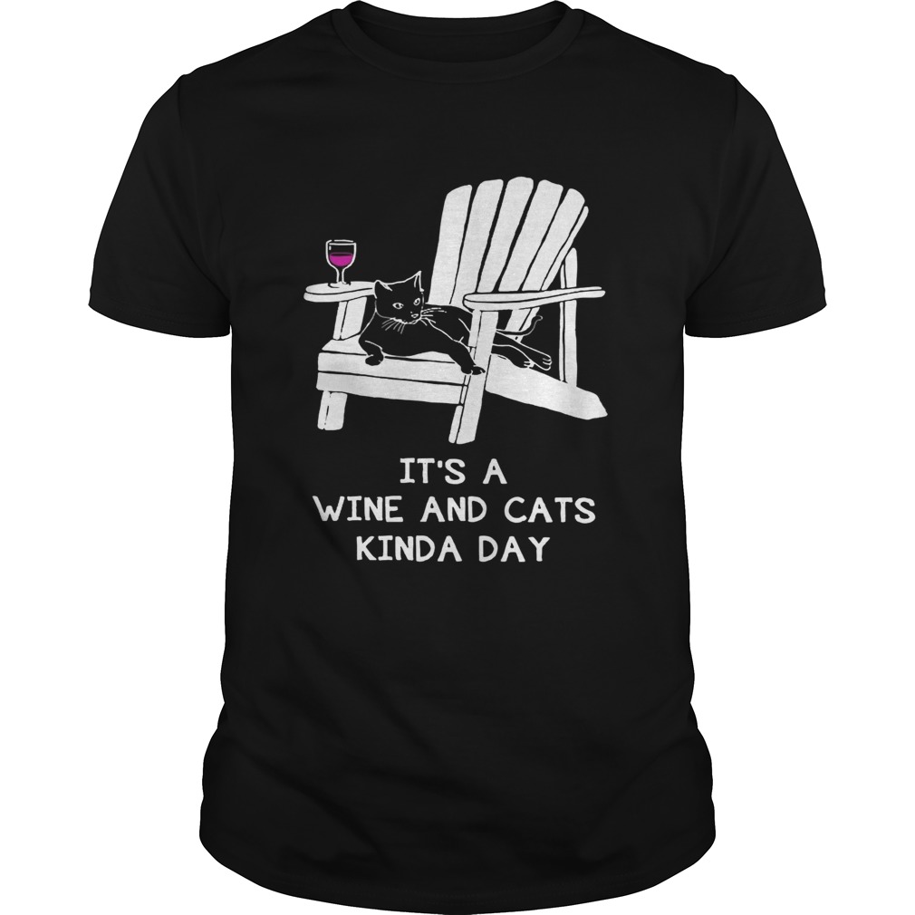It’s a wine and cats kinda day shirt