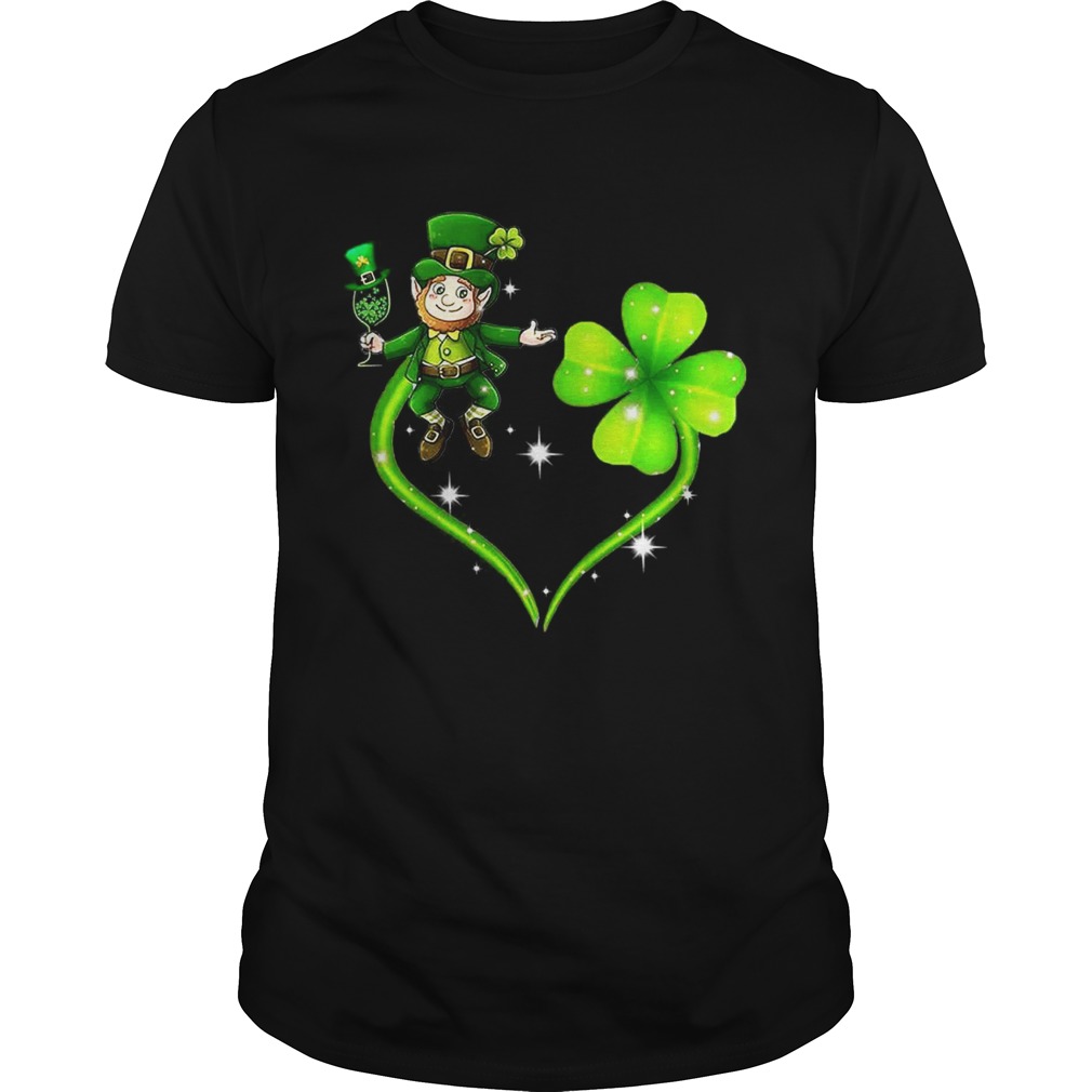 Leprechaun four leaf clover shirt