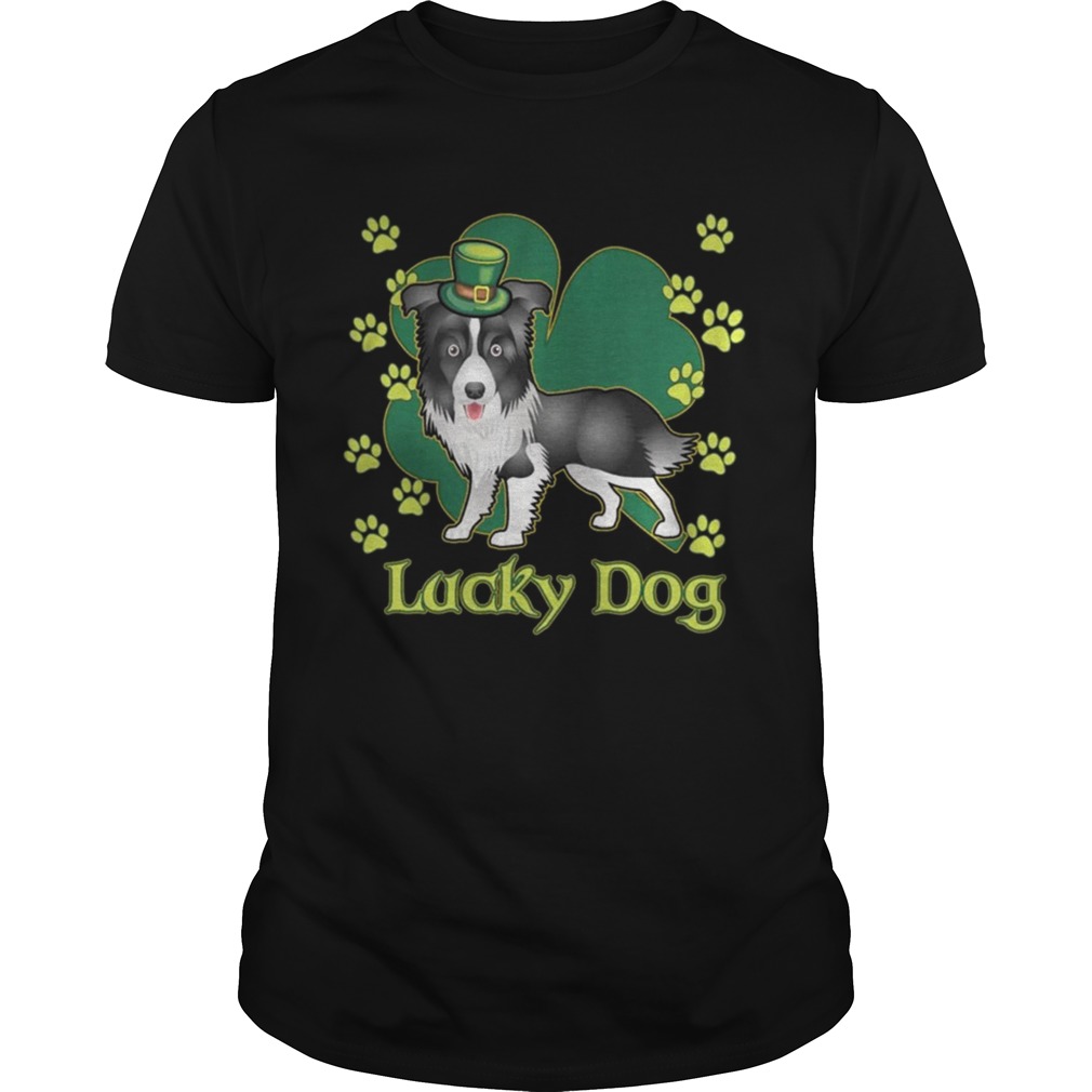 Lucky Dog Siberian Husky Shamrock St Patrick’s Day Shirt