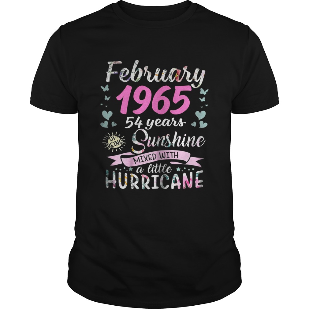 March 1965 54 years sunshine mixed with a little hurricane shirt