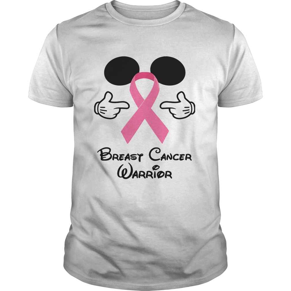 Mickey Mouse breast cancer warrior shirt