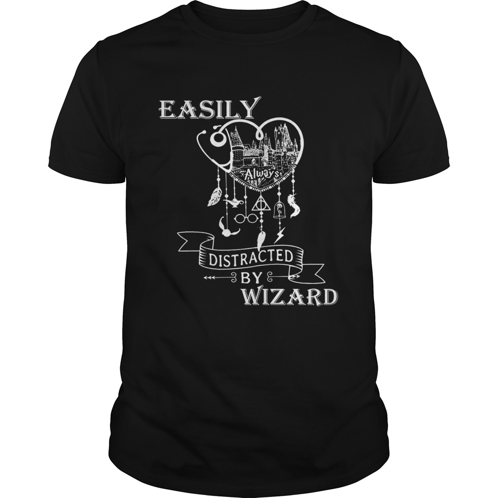 Nurse Dreamcatcher easy distracted by Wizard t-shirt, ladies shirt