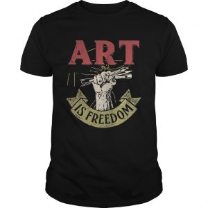 Guys Official Art is freedom shirt