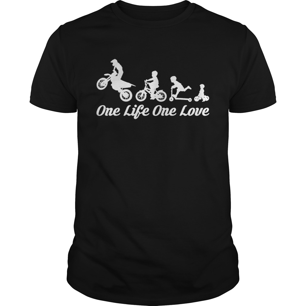 One life one love biker shirt