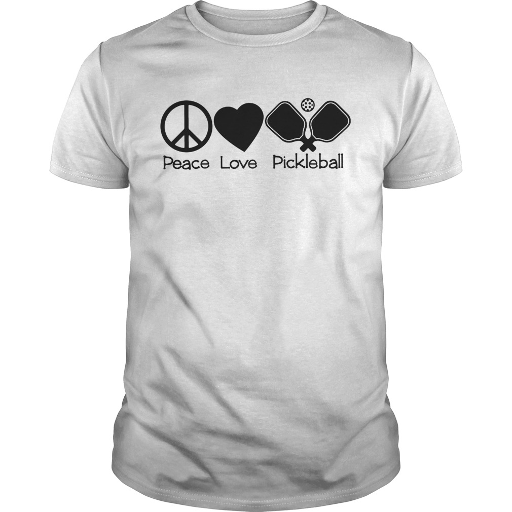 peace love pickleball shirt