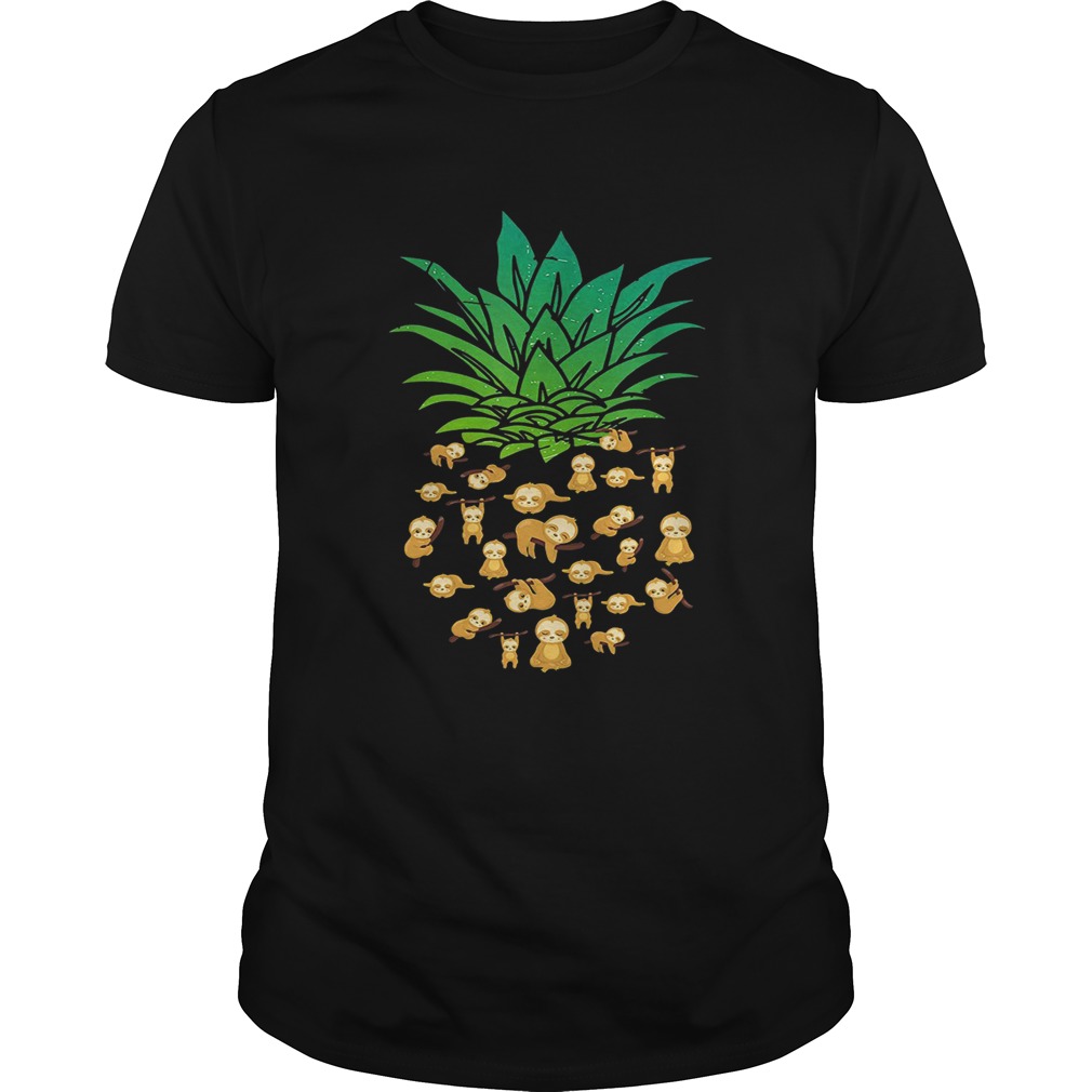 Sloth Pineapple shirt