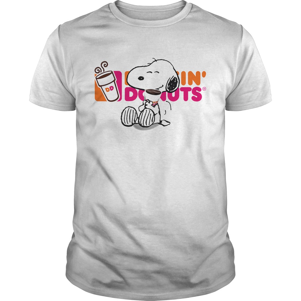 Snoopy drinking Dunkin’ Donut shirt
