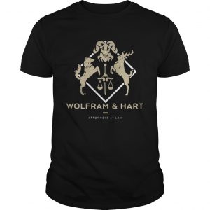 Guys Wolfram and Hart Attorneys at law shirt