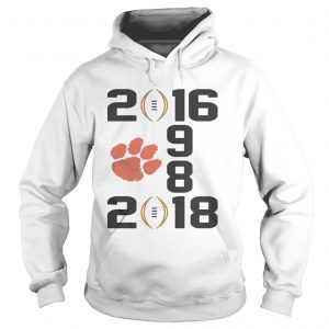 Hoodie 1987 2016 2018 Clemson Tigers shirt