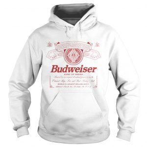 Hoodie Budweiser King of beers shirt