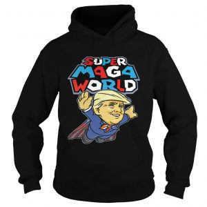 Hoodie Donald Trump Superman Super MAGA world super American AF shirt