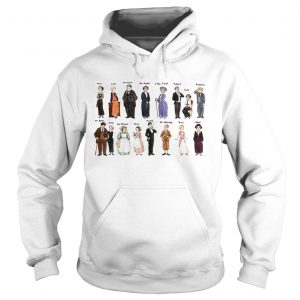 Hoodie Downton Abbey characters shirt