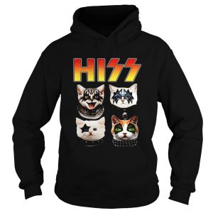 Hoodie Hiss Cats Kittens Kiss rock shirt