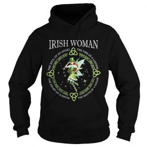 Hoodie Irish Woman the soul of an angel the fire of a lioness shirt