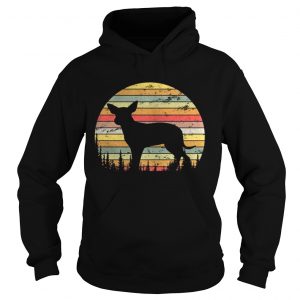 Hoodie Mexican Hairless Dog Retro 70s Vintage Dog Shirt