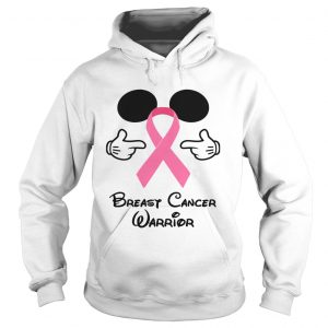 Hoodie Mickey Mouse breast cancer warrior shirt