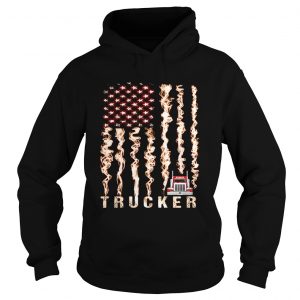 Hoodie Proud Trucker flag shirt