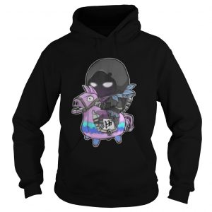 Hoodie Raven Riding A Llama Fortnite shirt