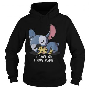 Hoodie Stitch hug Pikachu I cant go I have plans shirt