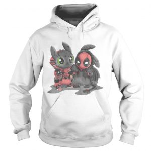 Hoodie Toothless and Deadpool shirt