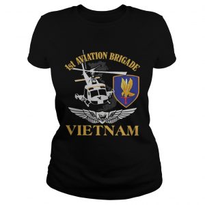 Ladies Tee 1st Aviation Brigade Vietnam shirt