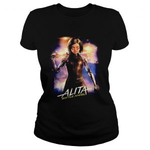 Ladies Tee Alita Battle Angel Poster TShirt