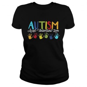 Ladies Tee Autism accept understand love shirt