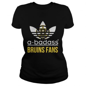 Ladies Tee B a badass bruins fans shirt