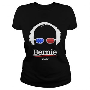 Ladies Tee Bernie Sanders 2020 Hair and Glasses Campaign shirt