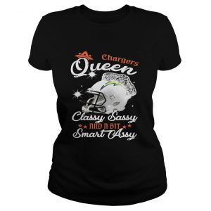Ladies Tee Chargers Queen Classy Sassy And A Bit Smart Assy Shirt