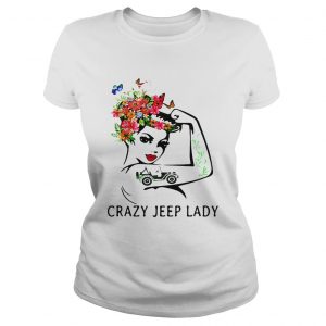Ladies Tee Crazy jeep lady shirt