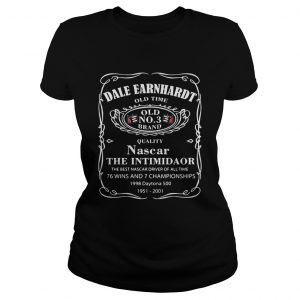 Ladies Tee Dale Earnhardt old time quality Nascar the intimidator shirt
