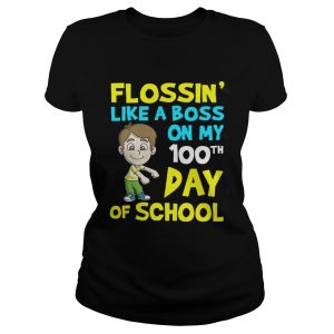 Ladies Tee Flossin like a boss on my 100th shirt