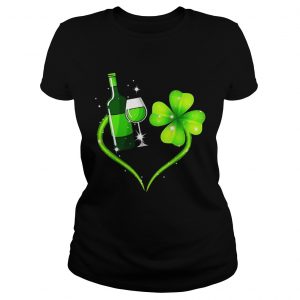 Ladies Tee Goblet four leaf clover shirt