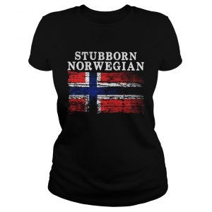 Ladies Tee Iceland Flag Stubborn Norwegian Shirt