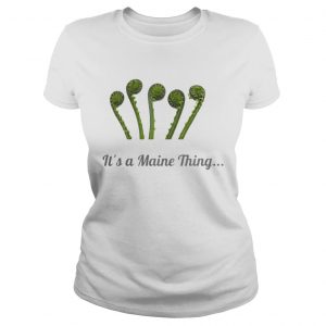 Ladies Tee Its a maine thing shirt