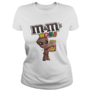 Ladies Tee M and Ms World Baby Groot Version Shirt