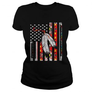 Ladies Tee Native American Veteran T-Shirt