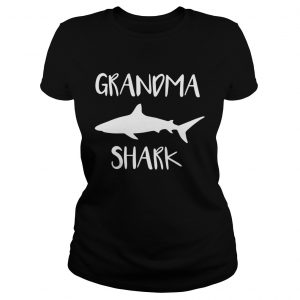 Ladies Tee Official Grandma shark shirt