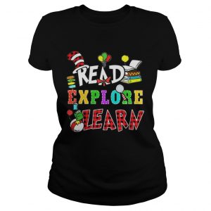 Ladies Tee Official Read Explore Learn Shirt