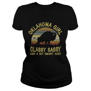 Ladies Tee Oklahoma Girl Classy Sassy And A Bit Smart Assy Shirt