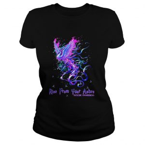 Ladies Tee Rise from your ashes suicide awareness shirt