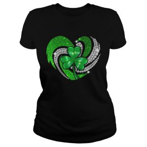 Ladies Tee St Patricks Day Shamrock Irish Heart shirt